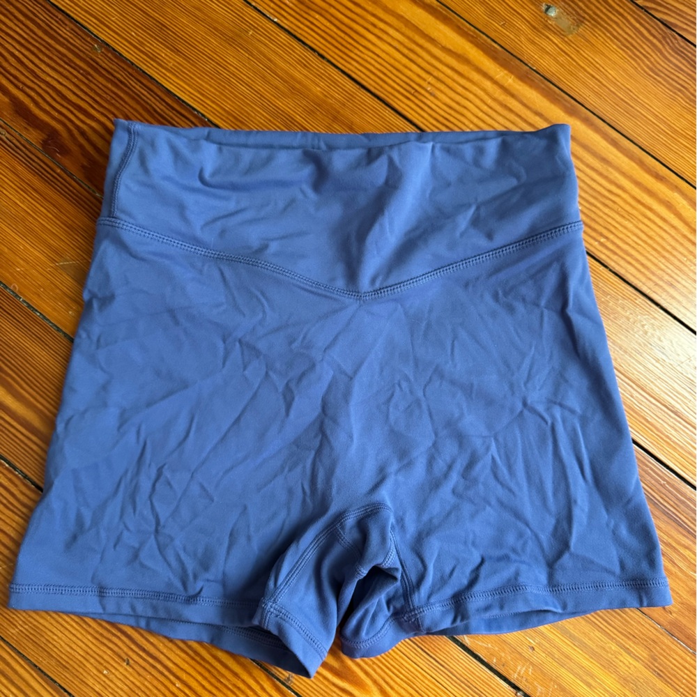 Women's Blue Bike Shorts